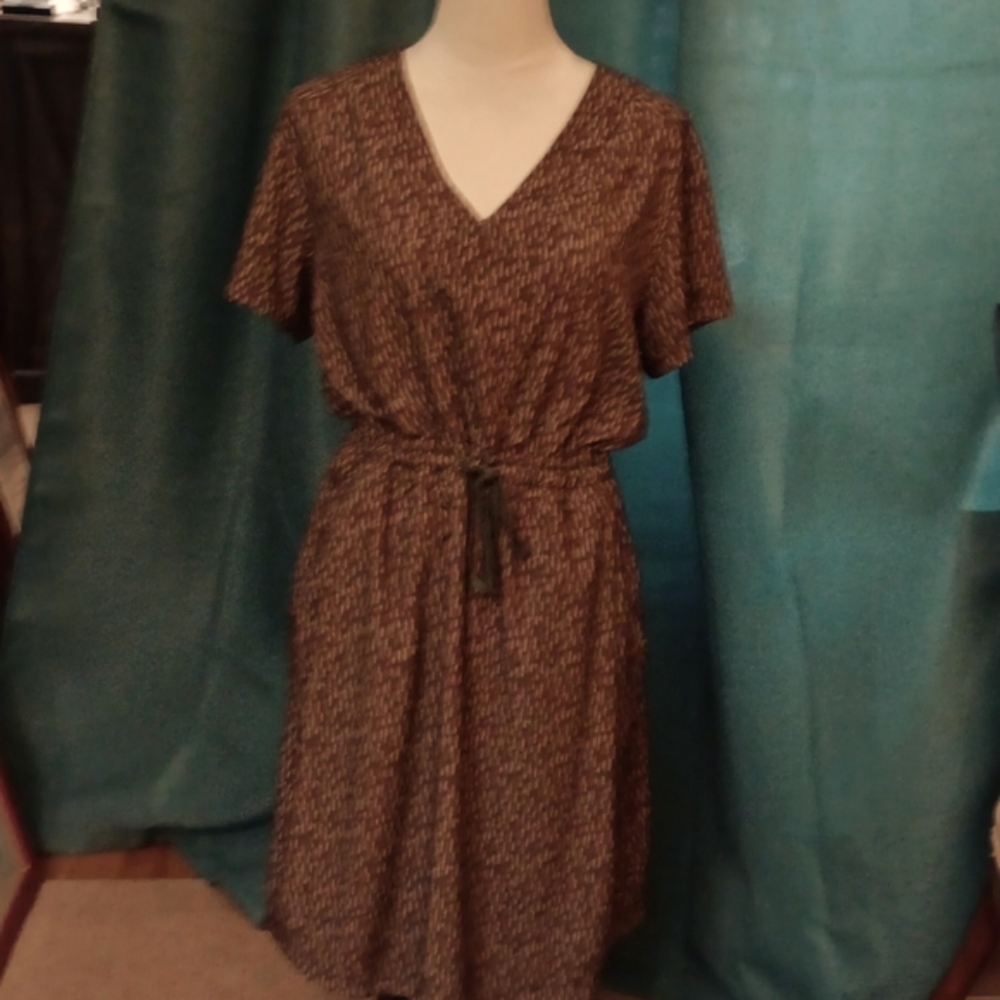 REI short sleeve travel  dress. Sz XL